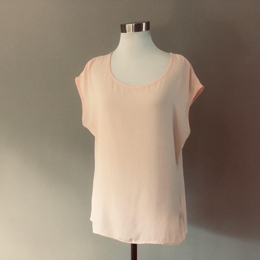 Pink Sheer Pullover Love Haight Large